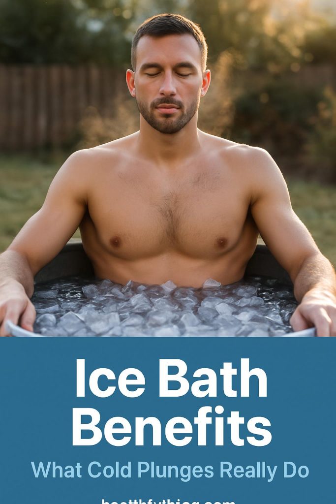 Benefits of ice baths