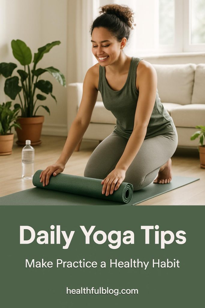 Healthy tips for practicing yoga every day