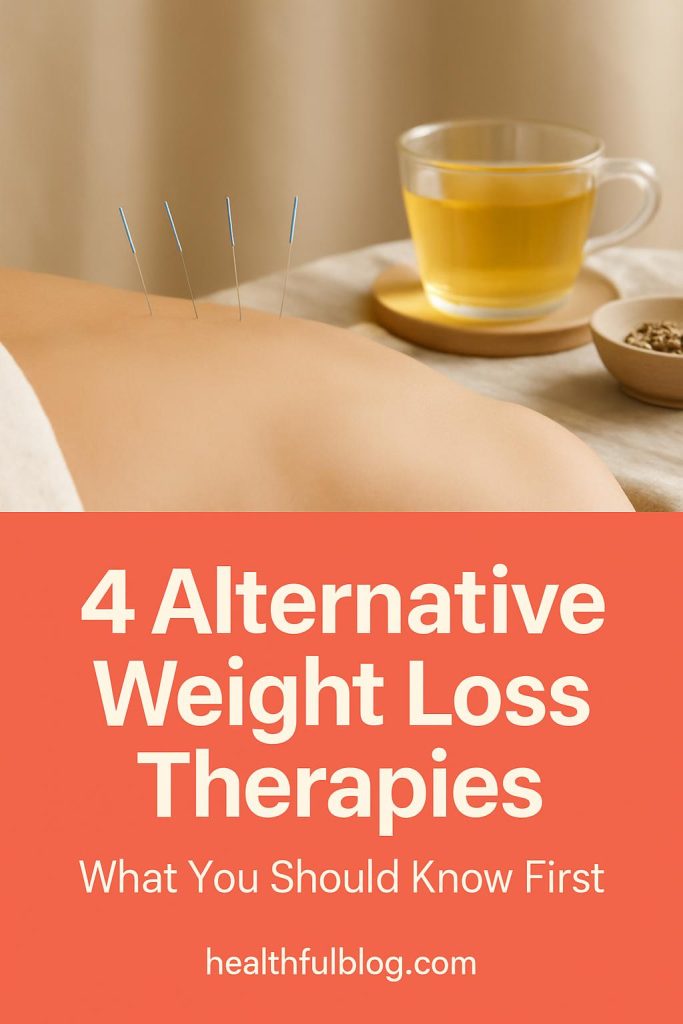 4 Alternative Therapies for Weight Loss