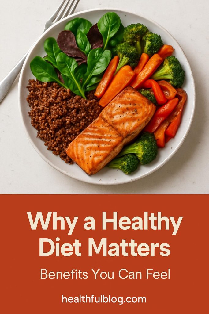 Benefits of a healthy diet