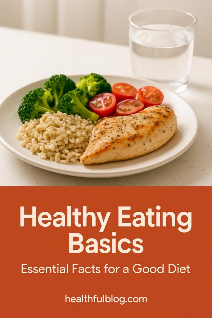 Essential facts for a good diet