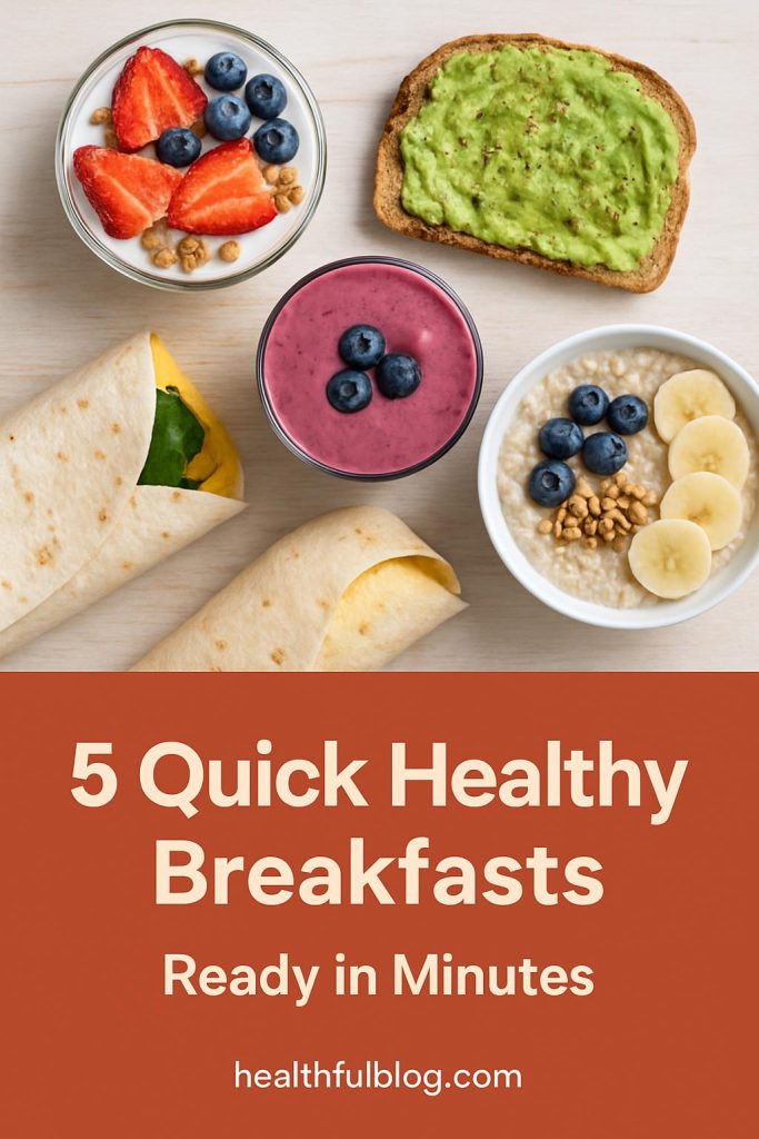 5 Quick And Healthy Breakfast Ideas