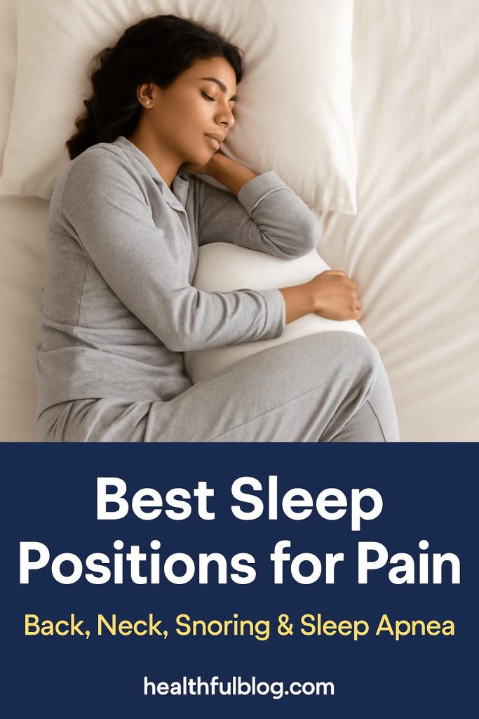 Best Sleeping Positions for Back Pain, Neck Pain and Snoring