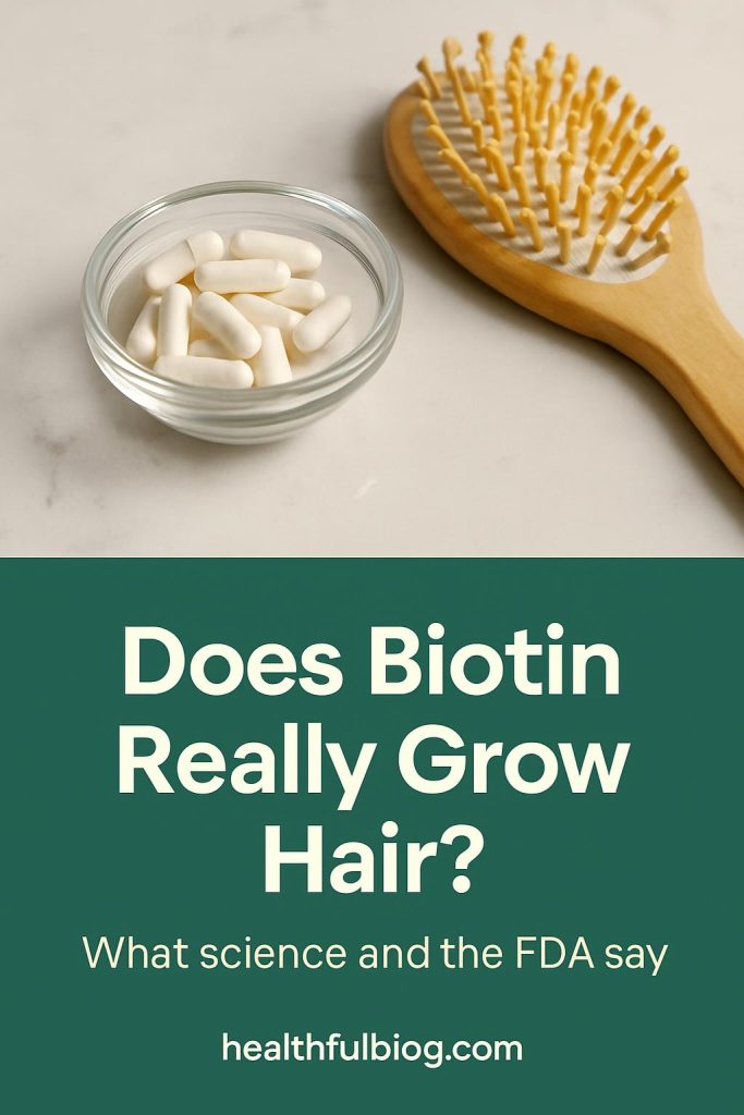 Biotin for Hair Growth: Does It Work? What the Evidence Says