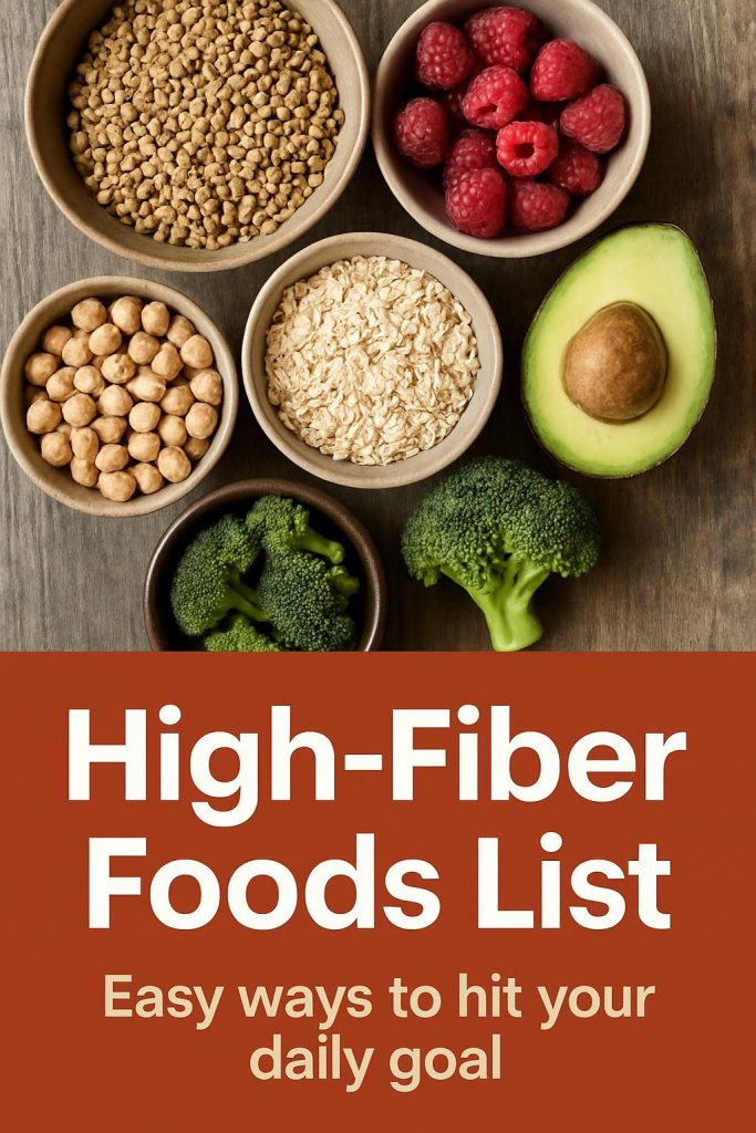 High-Fiber Foods List: How to Hit Your Daily Fiber Goal