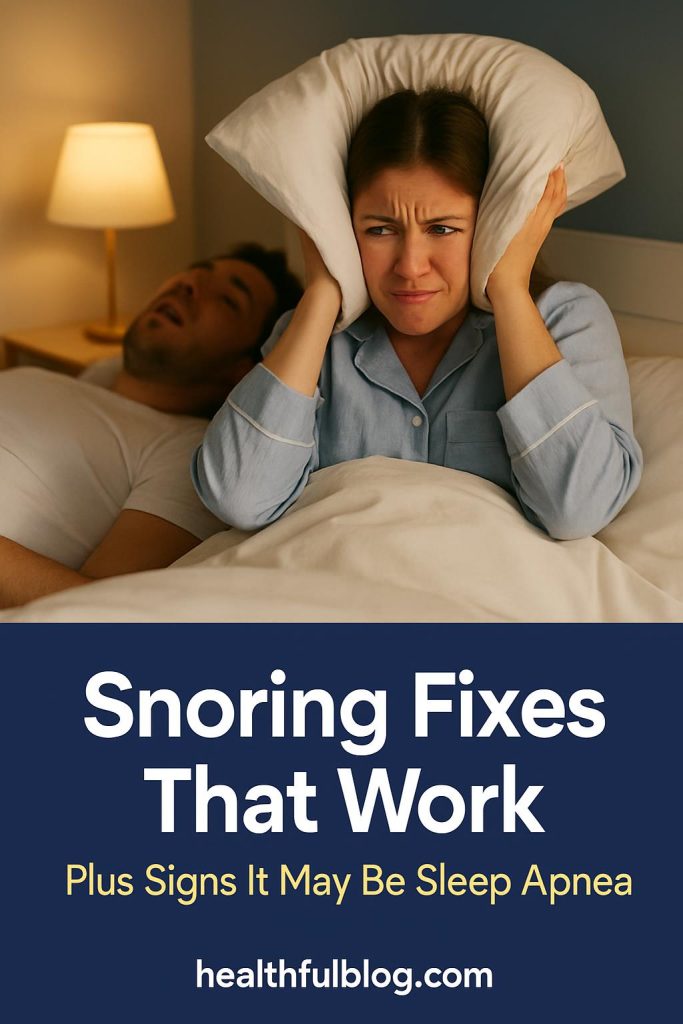 Snoring Remedies That Actually Work (and When It’s Apnea)