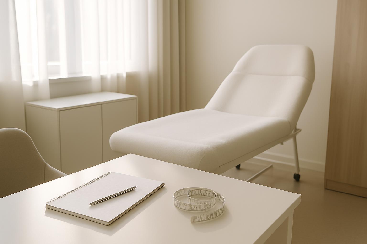 Plastic surgery consultation room for a tummy tuck cost discussion